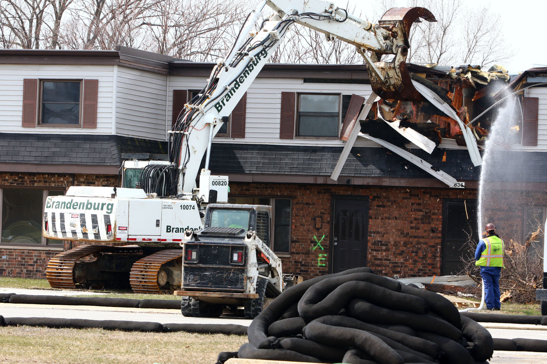 Gallery: Demolition begins on West Calumet Housing Complex